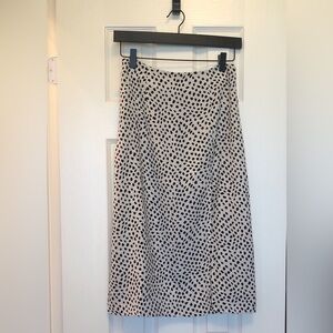 Spotted A-Line Skirt